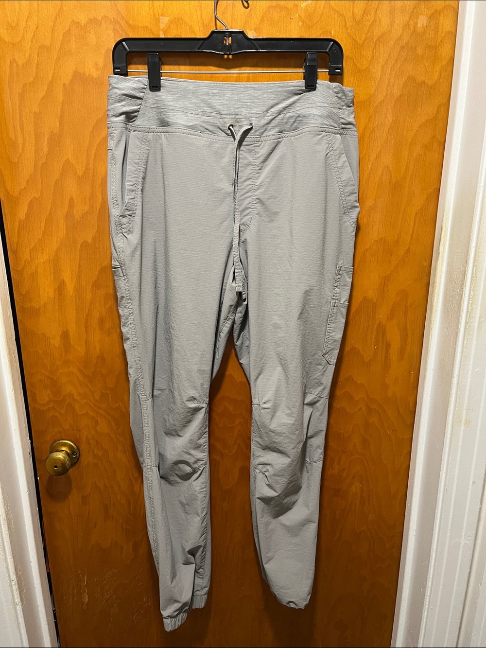 Duluth Trading Co Light Gray Active Stretch Joggers